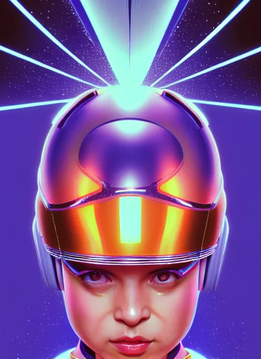 Prompt: symmetry!! portrait of side!! of a 9 0 s aerobic character with soda pop helmet and golden stripe spandex, super explosive laser beams, ghostly, fantasy, glowing lights!! intricate, elegant, highly detailed, digital painting, artstation, concept art, smooth, sharp focus, illustration, art by julian del rey and greg rutkowski