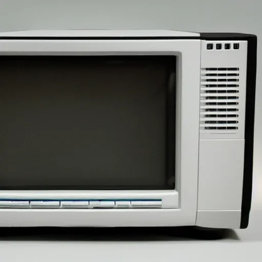 Image similar to windows 3. 1 photo of old computer with crt monitor