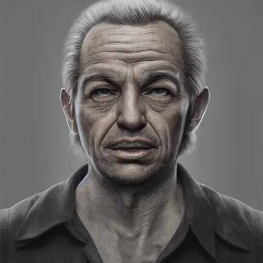 Image similar to Alfredo Linguini in real life, portrait, photograph, realistic, hyperrealistic, highly detailed, very detailed, extremely detailed, detailed, digital art, trending on artstation