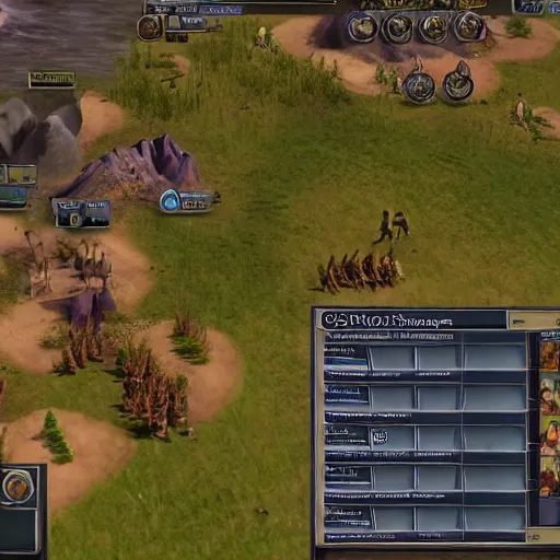 Image similar to saul goodman as a leader in sid meier's civilization 5