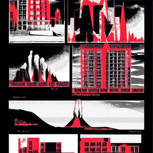 Image similar to the new york volcanoes, in american psycho ( 1 9 9 9 )