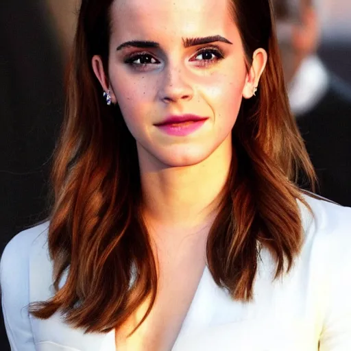 Image similar to Emma Watson/Kim Kardashian/Scarlett Johansson hybrid