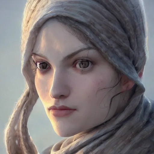 Prompt: masterpiece amazing stunning painting of a beautiful face by Anton Pieck, Artgerm ; 3d unreal engine, 4k 3d render,