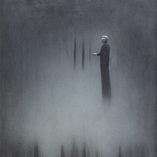 Image similar to david lynch by beksinski