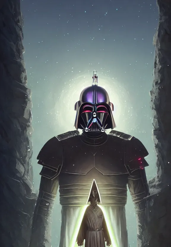 Image similar to highly detailed full body portrait of an unknown star wars character as a royal bishop alien, in skyrim, stephen bliss, unreal engine, fantasy art by greg rutkowski, loish, rhads, ferdinand knab, makoto shinkai and lois van baarle, ilya kuvshinov, rossdraws, tom bagshaw, global illumination, radiant light, detailed and intricate environment