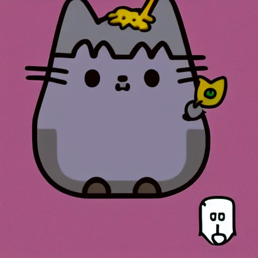 Image similar to Hallow Knight as a pusheen,