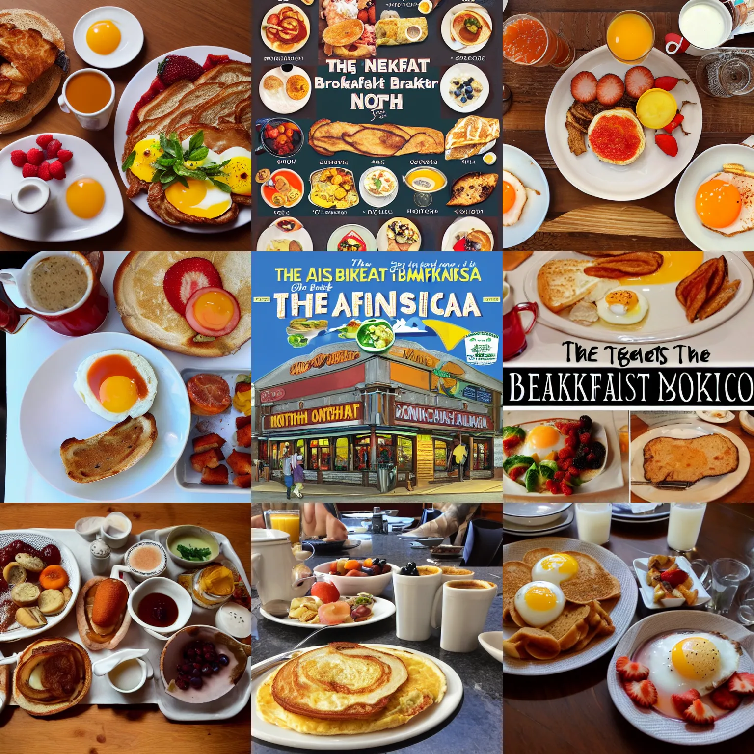 Prompt: the largest the breakfast in North America