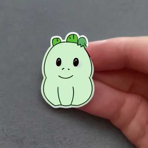 Prompt: cute succulent sticker