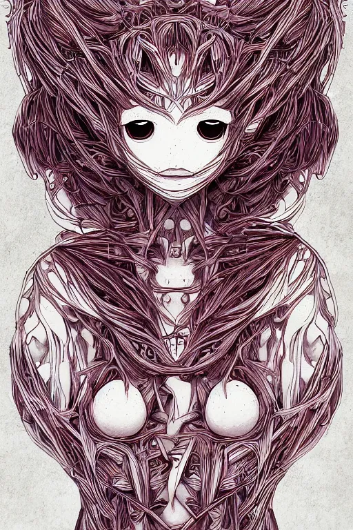 Image similar to radish humanoid, symmetrical, highly detailed, digital art, sharp focus, trending on art station, anime art style