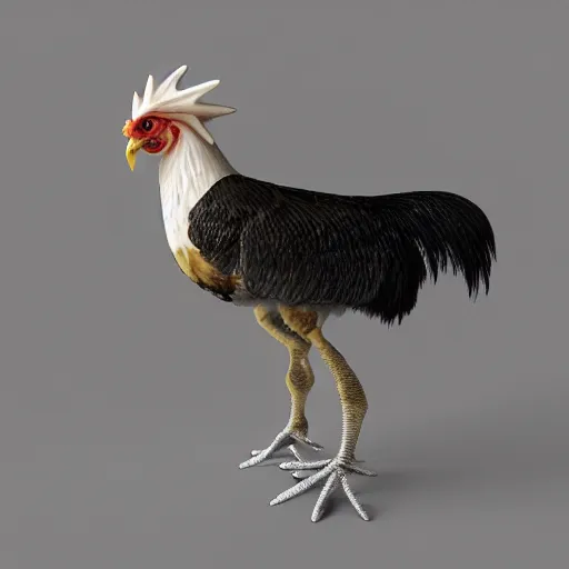 Image similar to caught with a 6 legged onyx chicken, hyper detailed, photorealistic, octane render, trending at cgstation, 8 k.