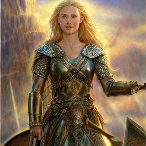 beautiful warrior shieldmaiden Eowyn of Rohan by Mark