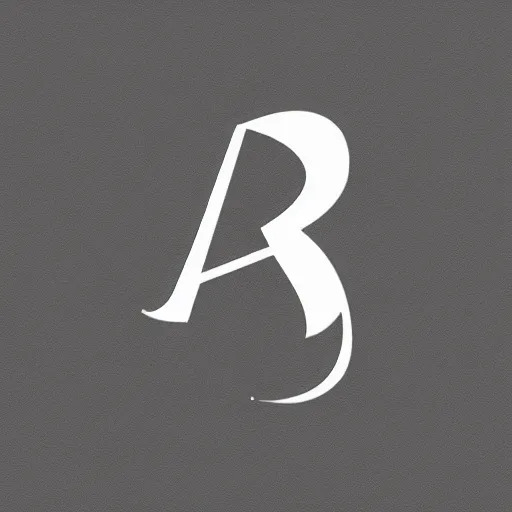 Image similar to the letter 'a' stylised in graphic design, professionally designed typography