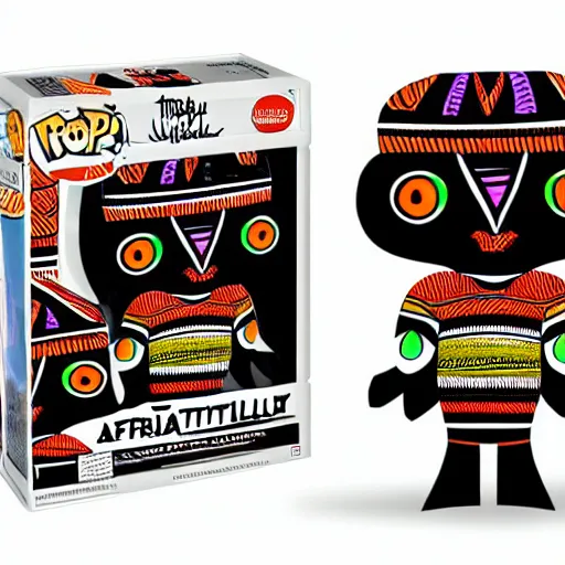 Image similar to african tribal chief vinyl art toy, detailed product photo,