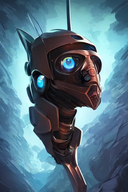 Image similar to epic mask helmet robot ninja portrait stylized as fornite style game design fanart by concept artist gervasio canda, behance hd by jesper ejsing, by rhads, makoto shinkai and lois van baarle, ilya kuvshinov, rossdraws global illumination radiating a glowing aura global illumination ray tracing hdr render in unreal engine 5