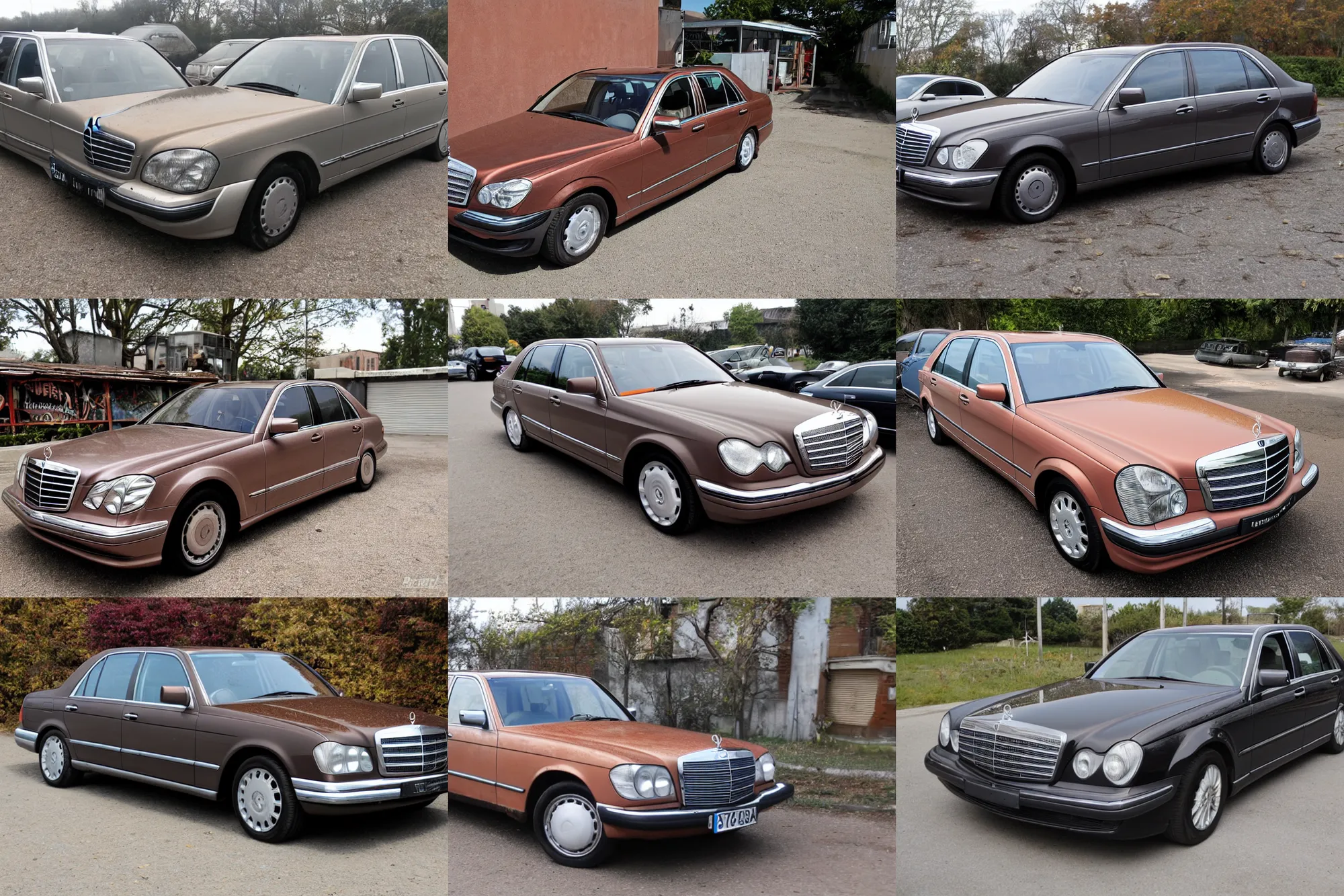 Prompt: rusty mercedes - benz w 2 2 1 s 5 0 0, 8 k