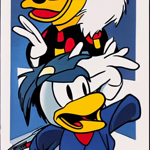 Prompt: Donald Duck as Hawkeye