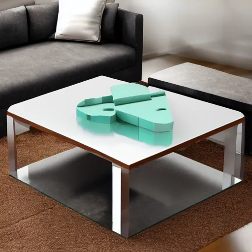 Image similar to 4d coffee table