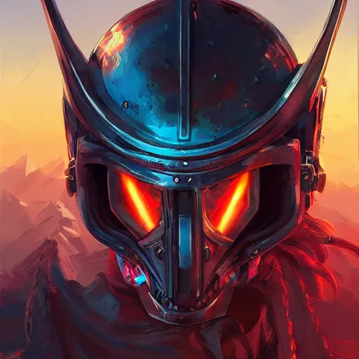 Image similar to cyberpunk viking helmet mask warrior goddess robot ninja fantasy, art gta 5 cover, official fanart behance hd artstation by jesper ejsing, by rhads, makoto shinkai and lois van baarle, ilya kuvshinov, ossdraws