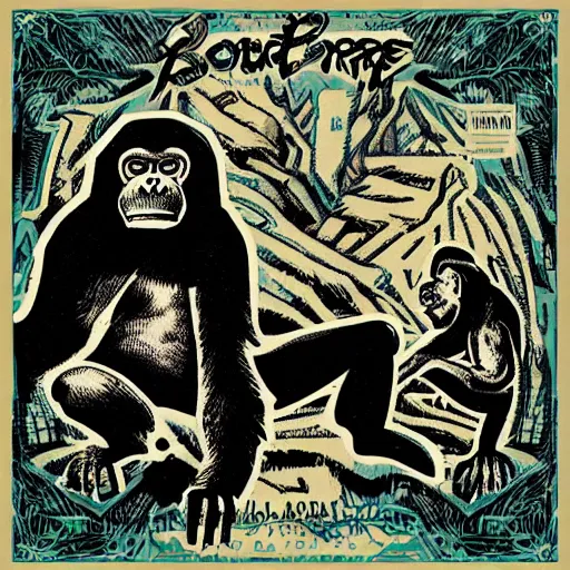 Image similar to bored ape nft, shitcore