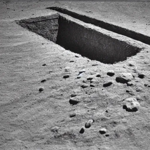 Image similar to by michael heizer close - up accurate. a beautiful collage. you cannot see the future. you cannot change the past. all of life consists of running into darkness.