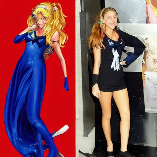 Prompt: Blake lively as sailor moon