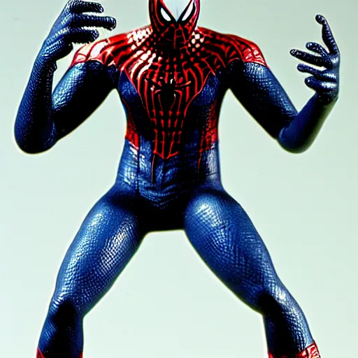 Image similar to symbiote spiderman, raimi suit!!!, todd mcfarlane