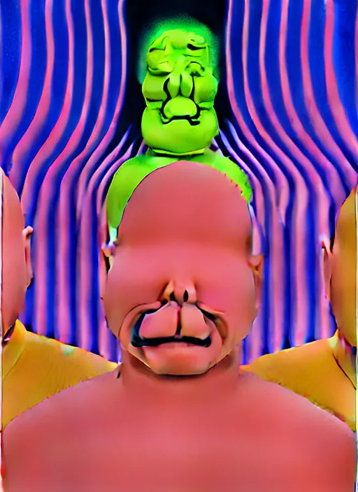 Prompt: sweating men by shusei nagaoka, kaws, david rudnick, airbrush on canvas, pastell colours, cell shaded, 8 k