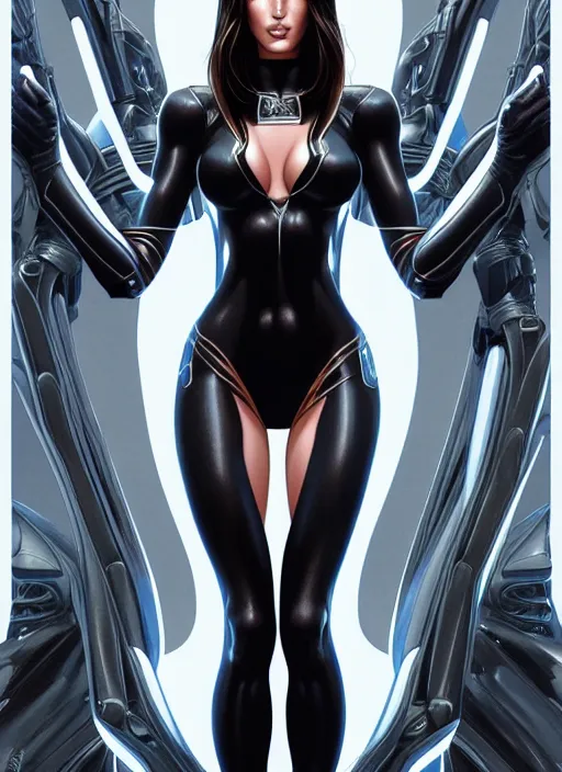 Image similar to symmetry!! gantz portrait of megan fox as emma frost, intricate, highly detailed, dynamic lighting, digital art, digital painting, artstation, terence nielsen, sharp focus, illustration, art by artgerm and greg rutkowski and moebius, 8 k