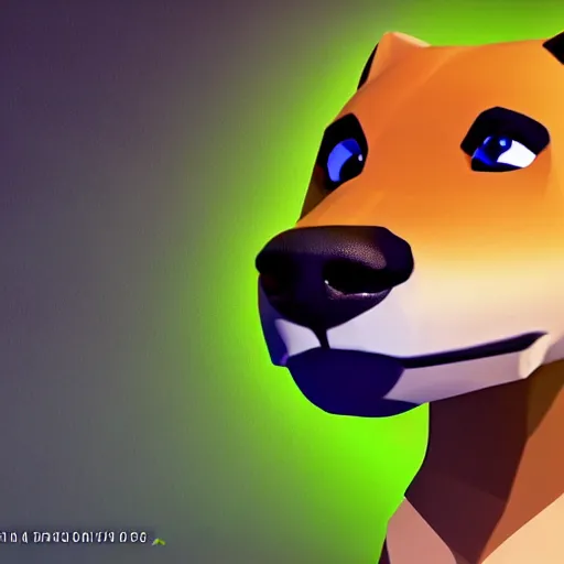 Prompt: n64 doge as a gamer, 8k, video game,