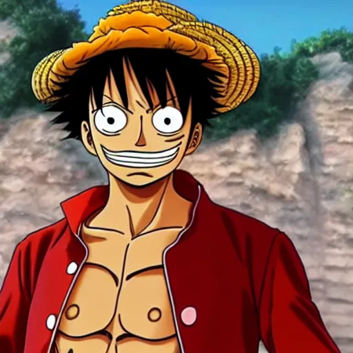 Image similar to luffy with mustache