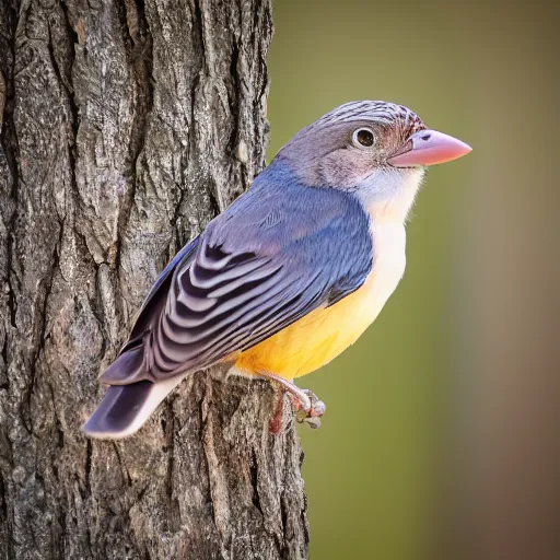 Prompt: birb, XF IQ4, 150MP, 50mm, f/1.4, ISO 200, 1/160s, natural light, Adobe Photoshop, Adobe Lightroom, DxO Photolab, polarizing filter, Sense of Depth, AI enhanced, HDR