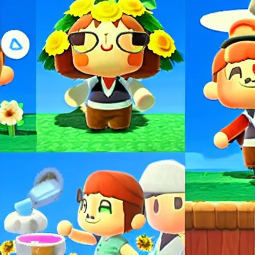 Image similar to danny devito in animal crossing