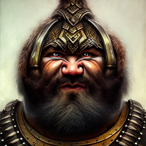 Prompt: portrait painting of a dwarven berserker, sharp focus, award - winning, trending on artstation, masterpiece, highly detailed, intricate. art by irving penn