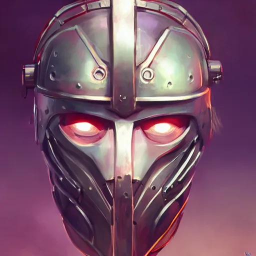 Image similar to cyberpunk viking helmet mask warrior goddess robot ninja fantasy, art gta 5 cover, official fanart behance hd artstation by jesper ejsing, by rhads, makoto shinkai and lois van baarle, ilya kuvshinov, ossdraws