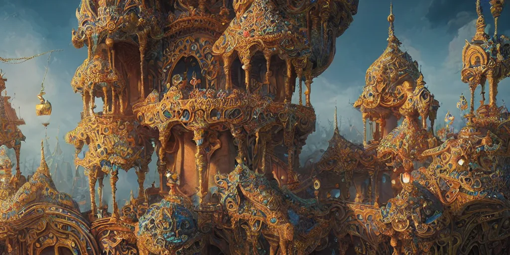 Image similar to portrait of princess, beautiful, attractive, glowing, ornate and intricate, jaw dropping, dynamic lighting, colorful, fairy tale, intricate and detailed, 4 k octane render gediminas pranckevicius!