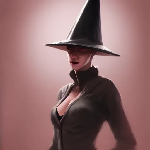 Image similar to a vampire wearing a conical dunce cap, ultra high detailed, oil painting, greg rutkowski, charlie bowater, yuumei, yanjun cheng, unreal 5, daz, hyperrealistic, octane render, rpg portrait, dynamic lighting