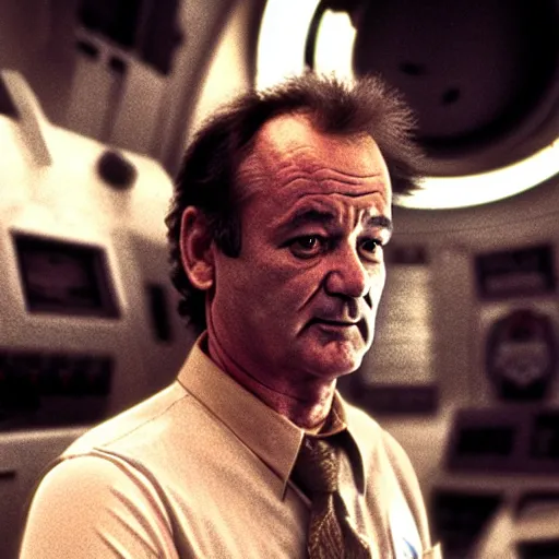 Image similar to bill murray in alien