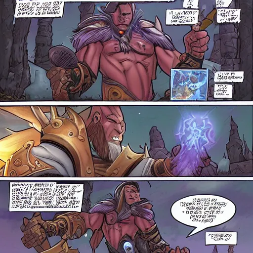 Image similar to world of warcraft the comic book