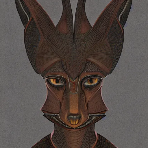 Image similar to anubis, highly detailed, digital art