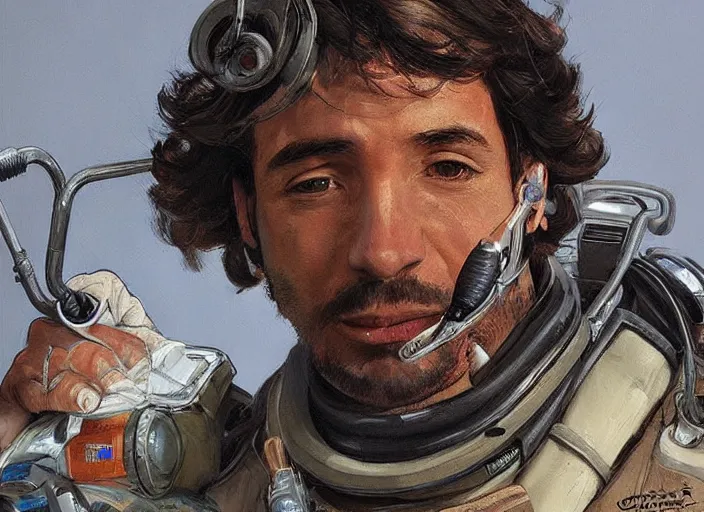 Image similar to a highly detailed apex legends portrait of a dentist, james gurney, james jean