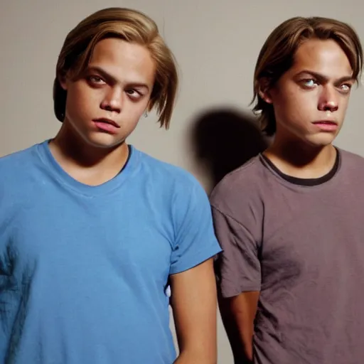 Prompt: the sprouse twins on fbi's most wanted lost