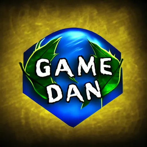 Image similar to logo of game daun escape, cool art, 4K, HD