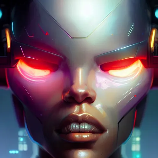 Image similar to cyborg, female, science fiction, portrait, highly detailed, digital painting,, concept art, sharp focus, illustration, art by artgerm and greg rutkowski and magali villeneuve and ilya kuvshinov!