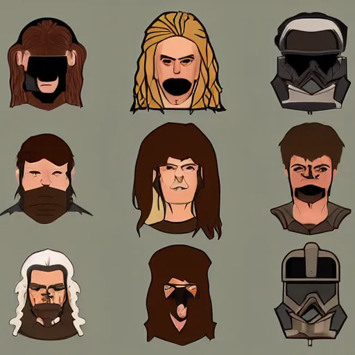 Prompt: face icon vector minimalist mad max beyond thunderdome by artstation loftis cory fanart