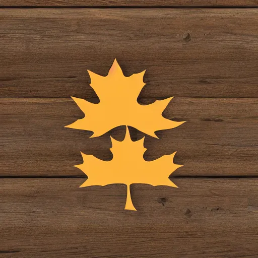 Image similar to maple leaf moose logo, graphic design, best logo, simple art