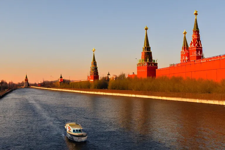 Image similar to real life russia, ultra realistic!!!, clear weather, golden hour, sharp focus, by anry