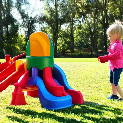 Prompt: preschool - i like playing at the park