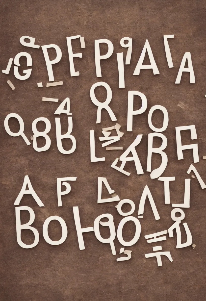 Prompt: the alphabet.