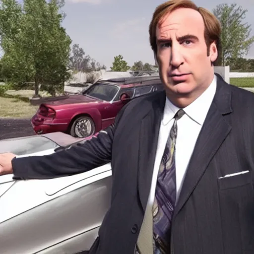 Image similar to obese saul goodman