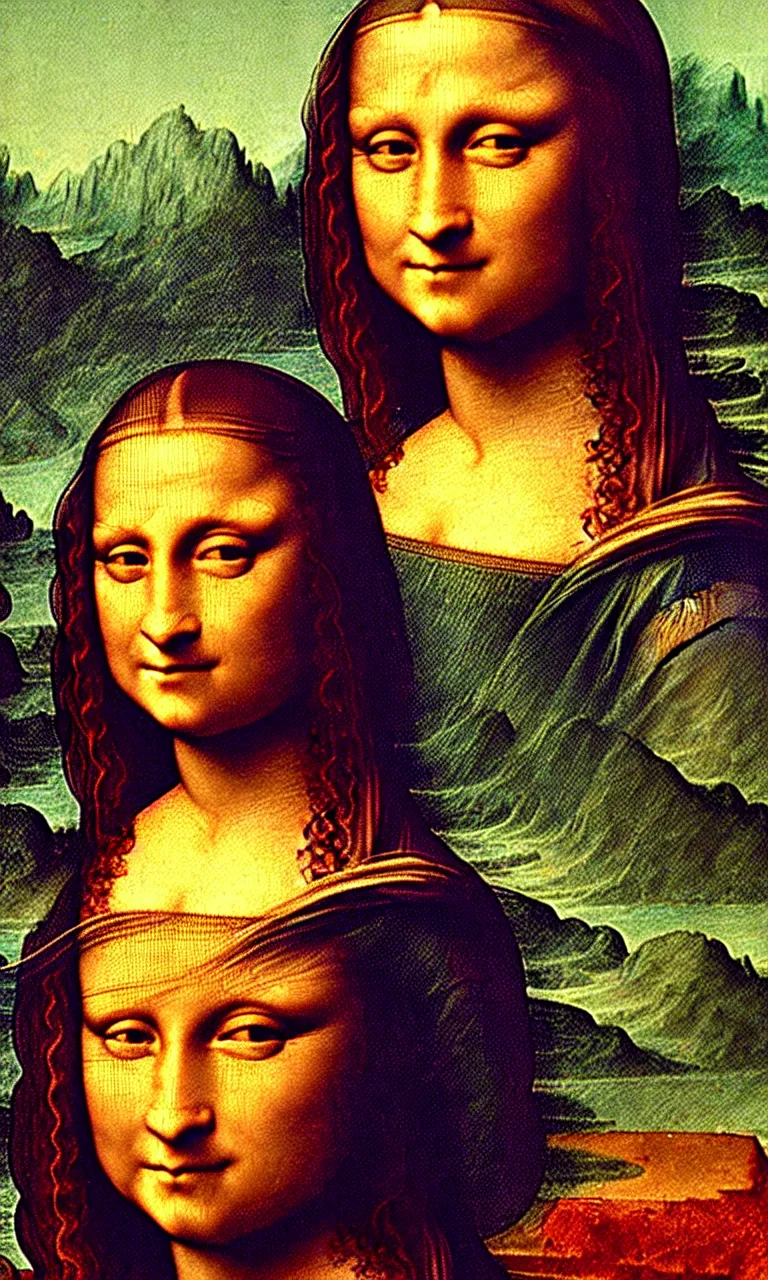 Image similar to mona lisa by leonardo da vinci, emma watson in place of mona lisa, close up portrait